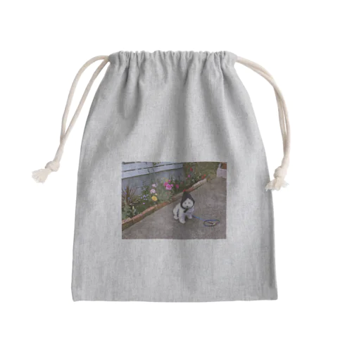 こびといぬちゃん Mini Drawstring Bag