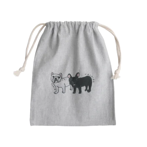 ゆきおとはちろう Mini Drawstring Bag