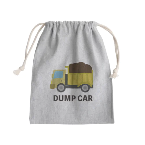 可愛いダンプカー Mini Drawstring Bag