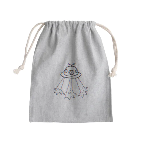 キュピー！ビビビUFO Mini Drawstring Bag