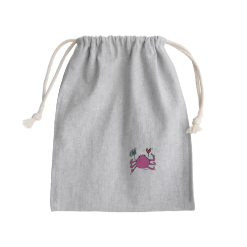 カニちょん✂︎ Mini Drawstring Bag