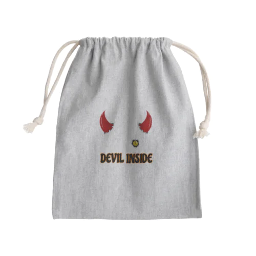 DEVIL INSIDE Mini Drawstring Bag