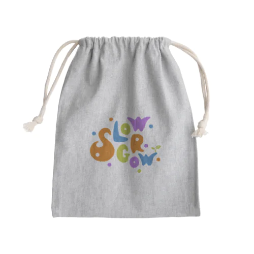 Slow Grow Mini Drawstring Bag