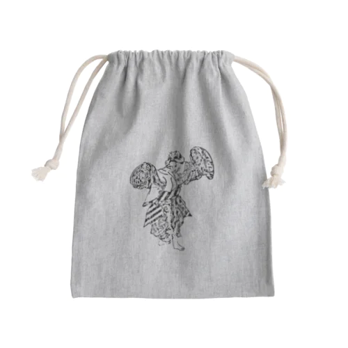 歌って踊るおこまちゃん Mini Drawstring Bag