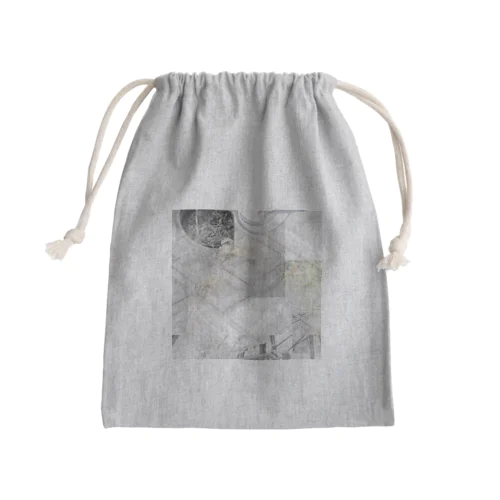 コンクリートの壁 Mini Drawstring Bag