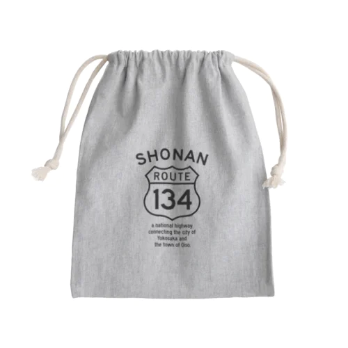 R134_No.001_03_BK Mini Drawstring Bag