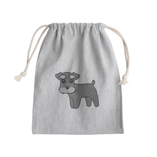 シュナウザー Mini Drawstring Bag