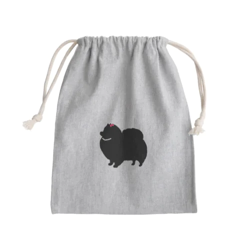 姫ポメちゃん Mini Drawstring Bag