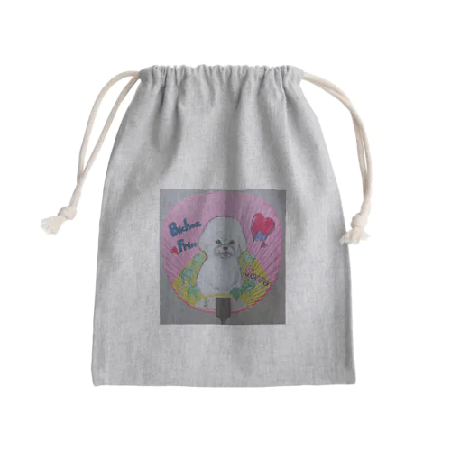 ウチワ　な　うちのこ Mini Drawstring Bag