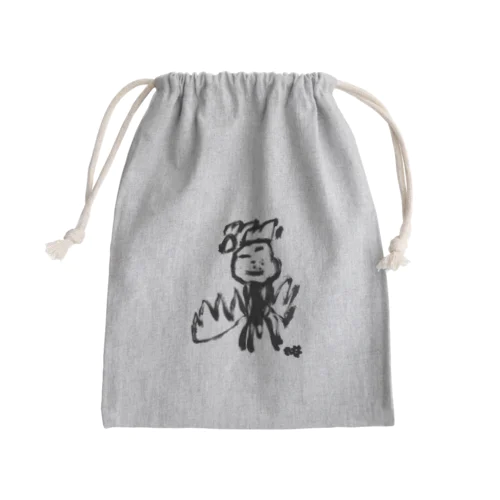 だいぶつさま Mini Drawstring Bag