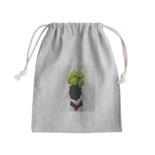 土桔梗(Eustoma) Mini Drawstring Bag