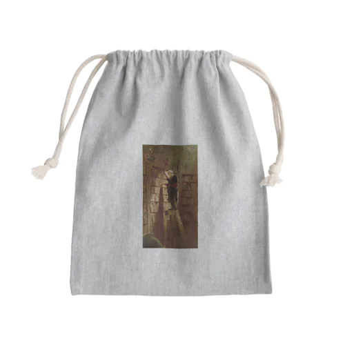 本が好きな方へ Mini Drawstring Bag