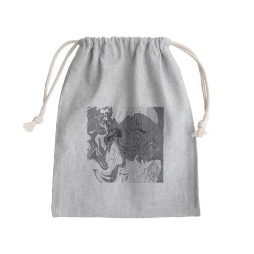 冥　渦渦渦々、 Mini Drawstring Bag