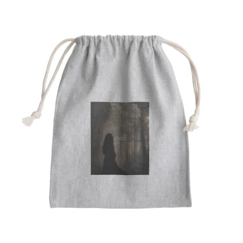 大きさリメイク＊影＊女の子＊森＊哀愁 Mini Drawstring Bag