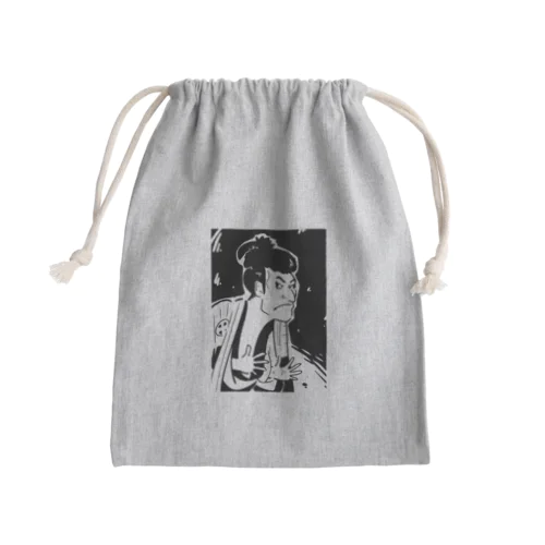 三世大谷鬼次の奴江戸兵衛（さんせいおおたにおにじのやっこえどべえ）  Mini Drawstring Bag