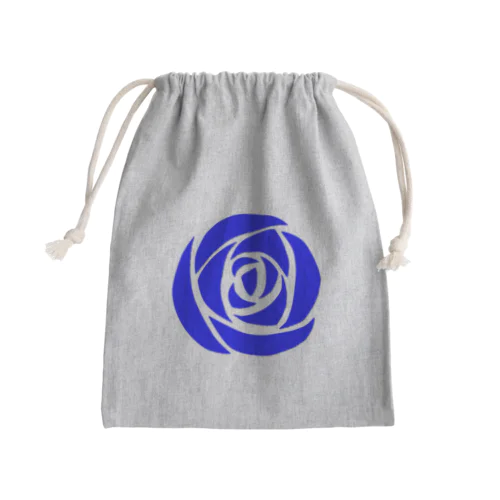 青薔薇 Mini Drawstring Bag