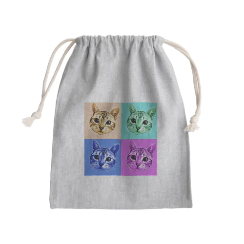 メルちゃんグッズ　きんちゃく Mini Drawstring Bag