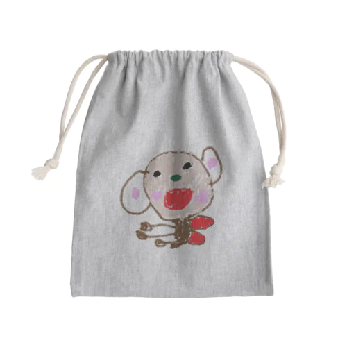 おさるまま Mini Drawstring Bag