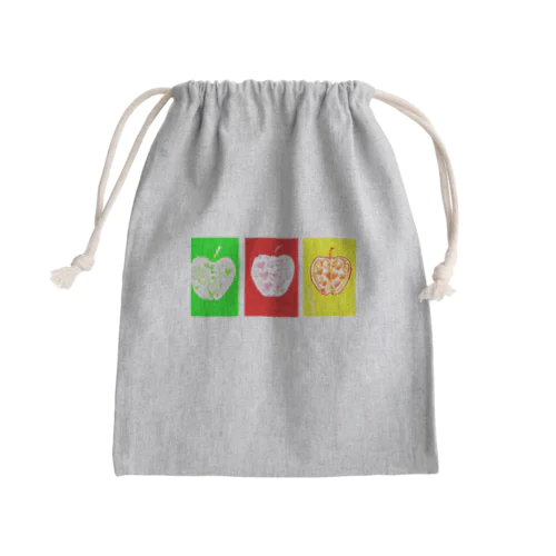 りんご！りんご！りんご！ Mini Drawstring Bag