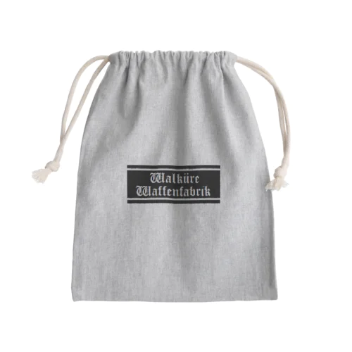 Logo：Walküre Waffenfabrik(ノーマルタイプ) Mini Drawstring Bag