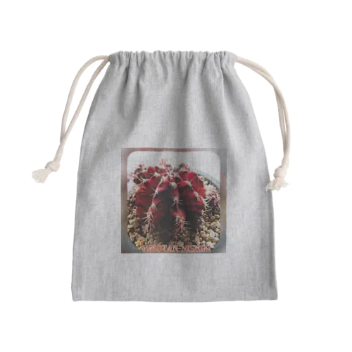 サボテン緋牡丹錦 Mini Drawstring Bag