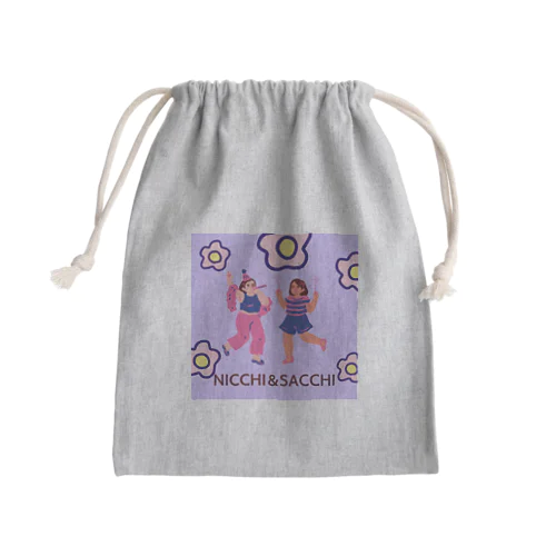 不可能姉妹のにっちもさっちも公式グッズ　VOL1 Mini Drawstring Bag