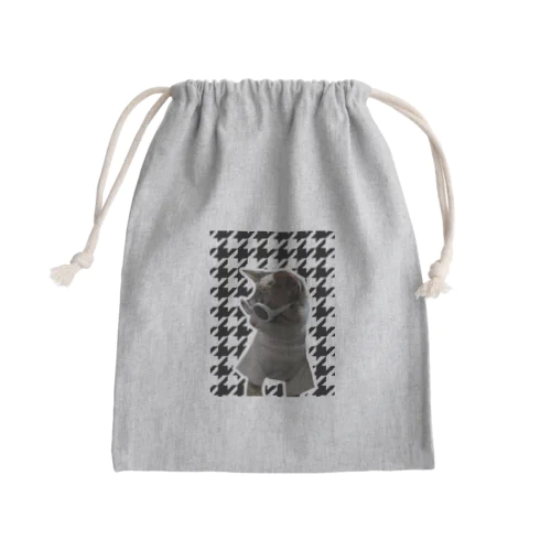 Cat Mini Drawstring Bag