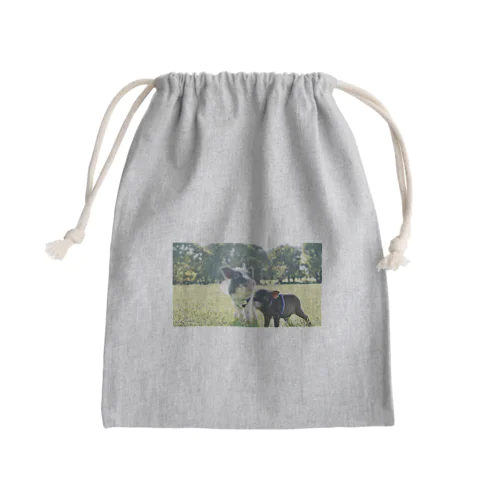 ごまみるく。公園にて Mini Drawstring Bag