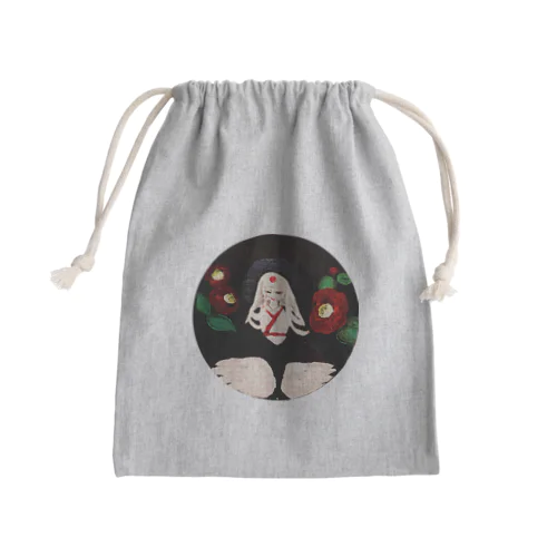 鶴の恩返し Mini Drawstring Bag