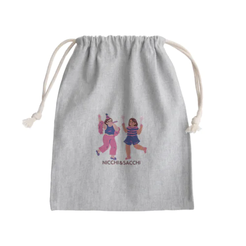 不可能姉妹のにっちもさっちも Mini Drawstring Bag