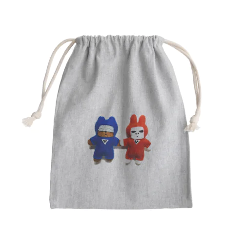 にんにん！ですちゃ‼ Mini Drawstring Bag