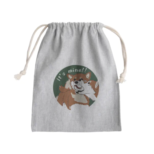 柴犬【わんデザイン 7月】 Mini Drawstring Bag