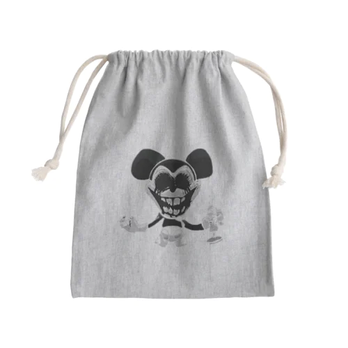 S_mouse_B Mini Drawstring Bag