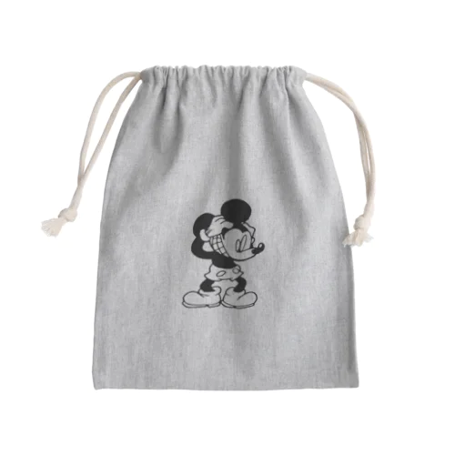 S_mouse_C Mini Drawstring Bag