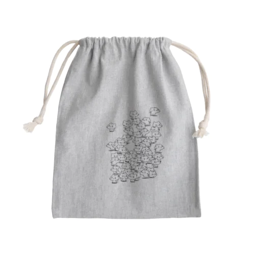 どどねこ-たくさん- Mini Drawstring Bag