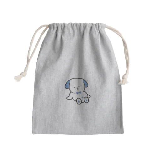 お座りぶるーぱぴーくん Mini Drawstring Bag