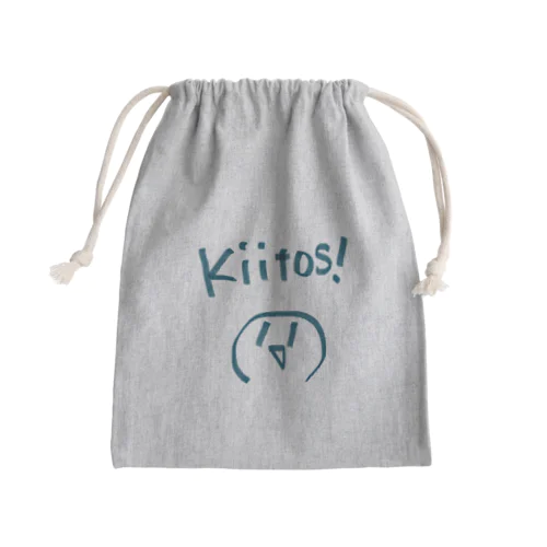 kiitos smile Mini Drawstring Bag