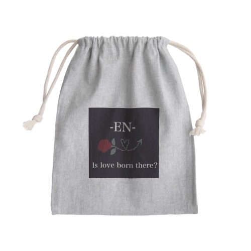 EN薔薇ハートロゴ Mini Drawstring Bag