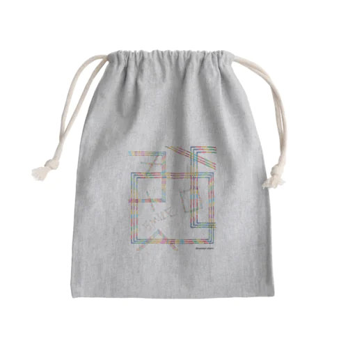SMILE Mini Drawstring Bag