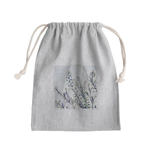 揺れる花 Mini Drawstring Bag