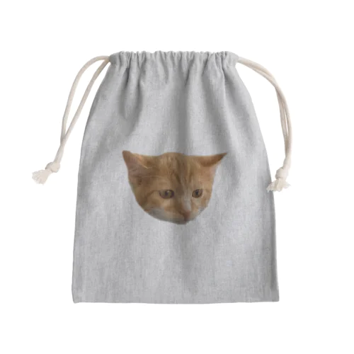 茶トラのゆず Mini Drawstring Bag