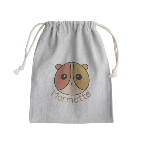 モルモットさん Mini Drawstring Bag