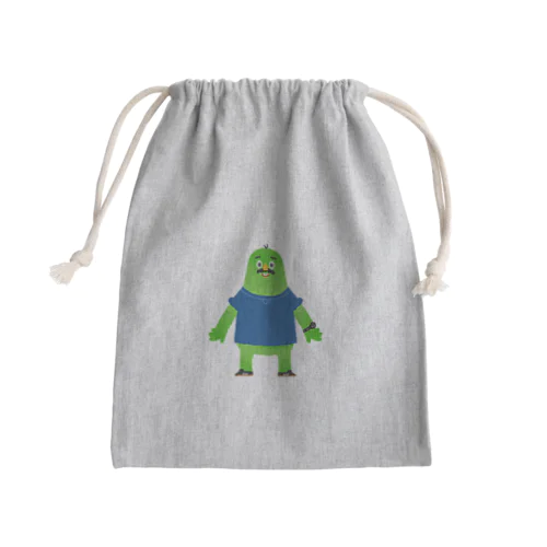 THE どんつきくん Mini Drawstring Bag