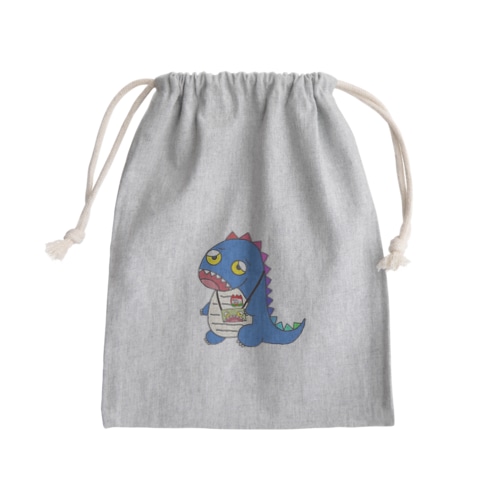 ガォーん Mini Drawstring Bag
