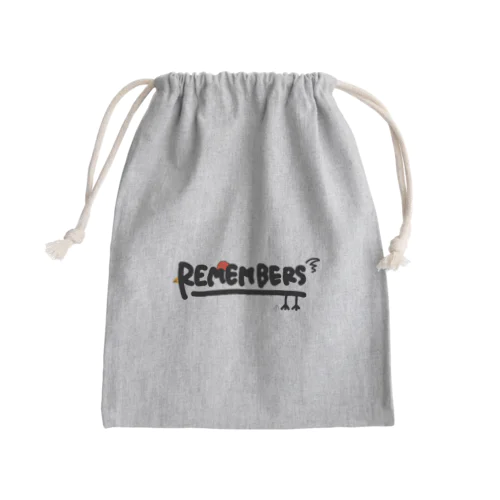 REMEMBERS ニワ卜リ Mini Drawstring Bag