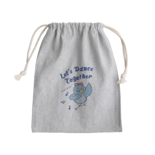 Let’s Dance Together Mini Drawstring Bag