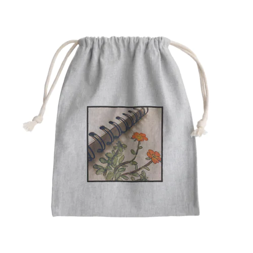 小さな草花 Mini Drawstring Bag