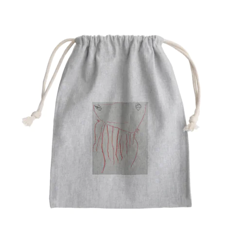 子どもの絵/初めてのタコ Mini Drawstring Bag