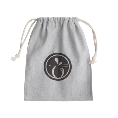 Journey Ellephants【LOGO】 Mini Drawstring Bag