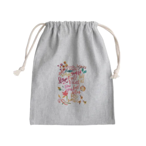 Autumn Mishaps❷ Mini Drawstring Bag